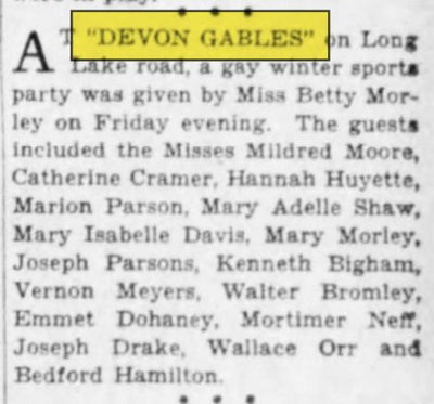 Devon Gables (Port O Three) - Feb 1929 Article (newer photo)